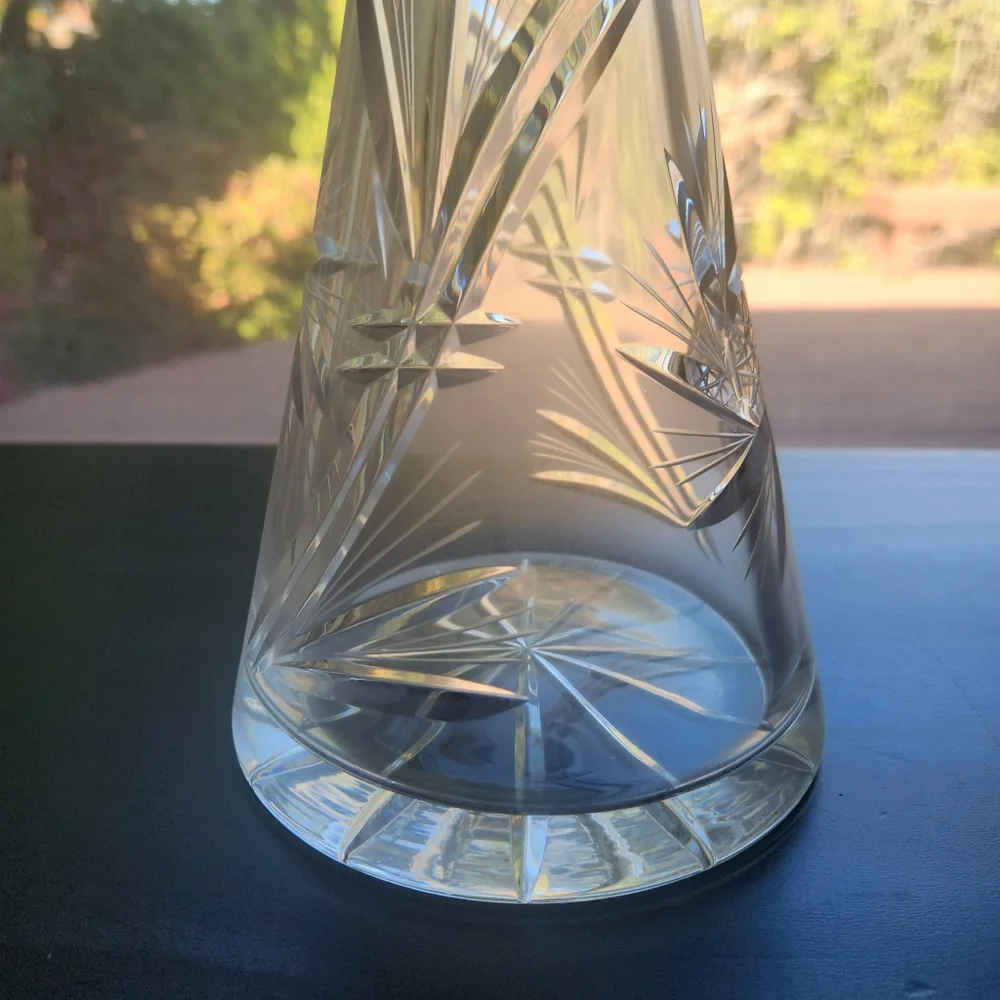 Vintage Fancy Design Glass Decanter